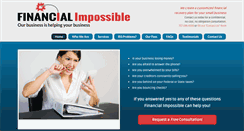 Desktop Screenshot of financialimpossible.com